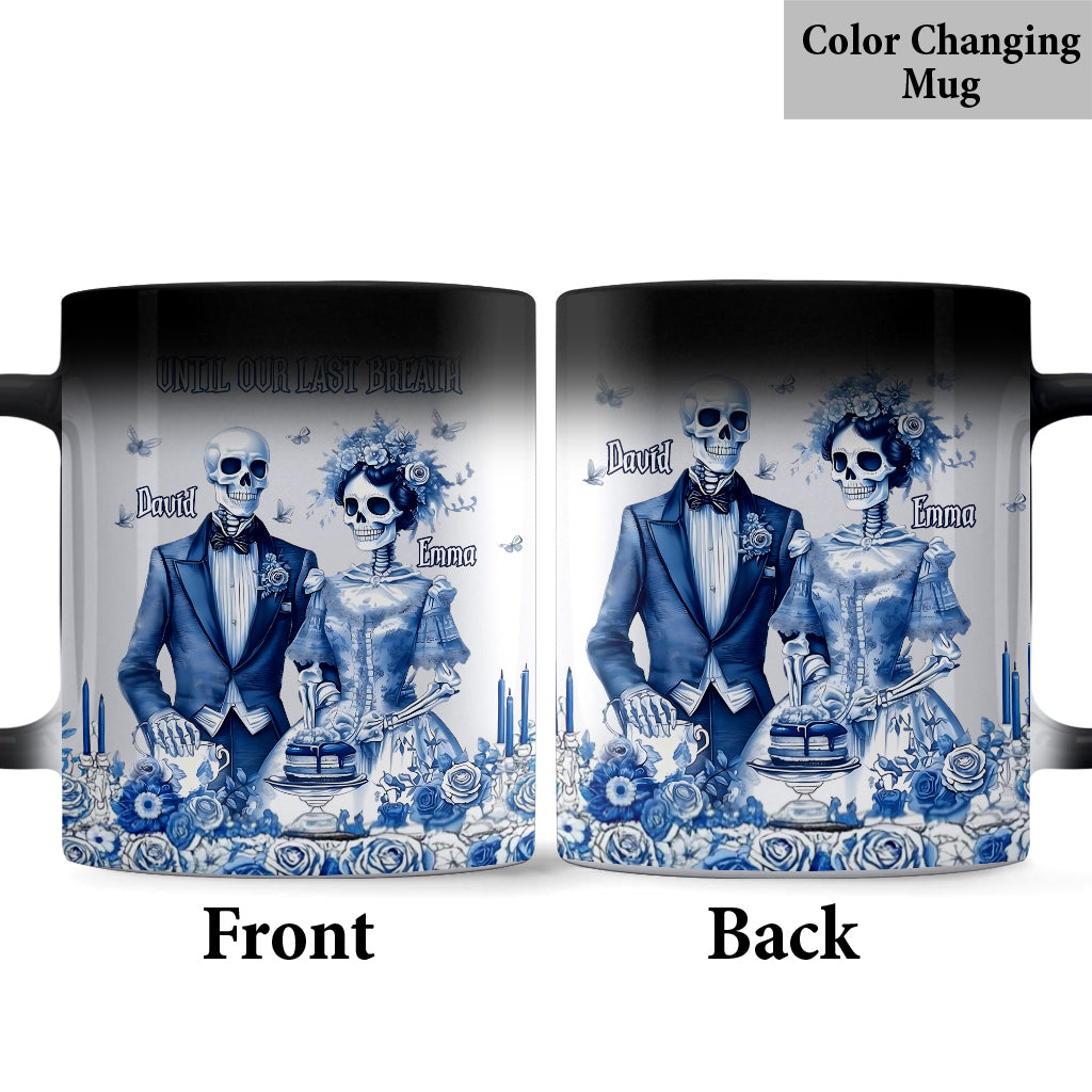 Until Our Last Breath - Personalized Couple Mug