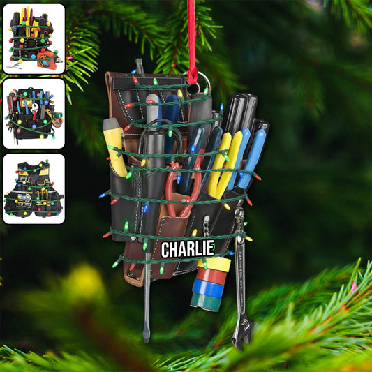 Gift For Lineman Dad, Husband, Son... - Personalized Lineman Ornament