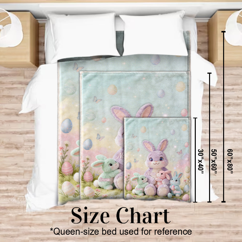 Oster-Oma-Hase - Personalisierte Oma-Decke