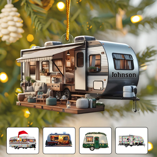 Camping-car personnalisé - Ornement de camping personnalisé