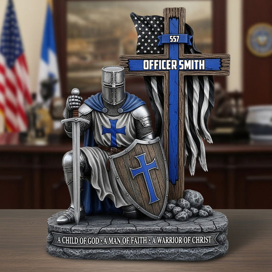 Homme de Dieu - Plaque acrylique personnalisée pour policier