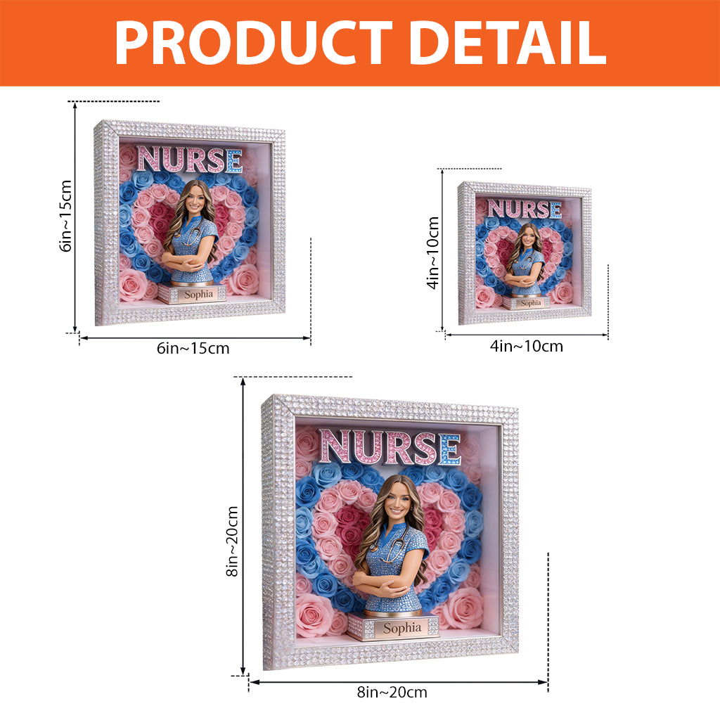 Photo Personnalisée - Plaque Acrylique Personnalisée pour Infirmière