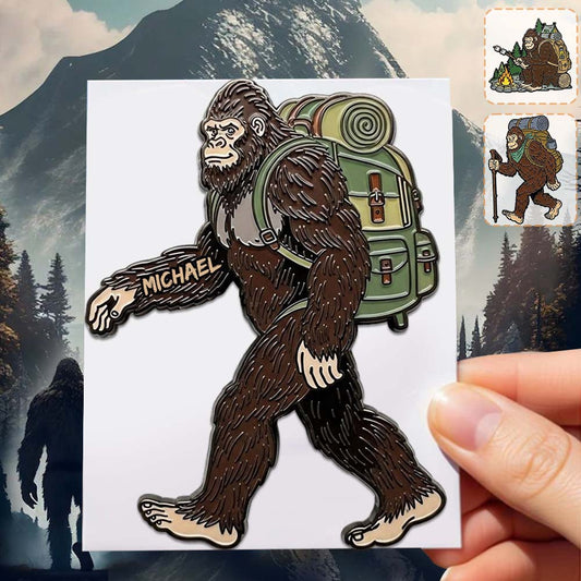Sasquatch - Épinglette de randonnée personnalisée