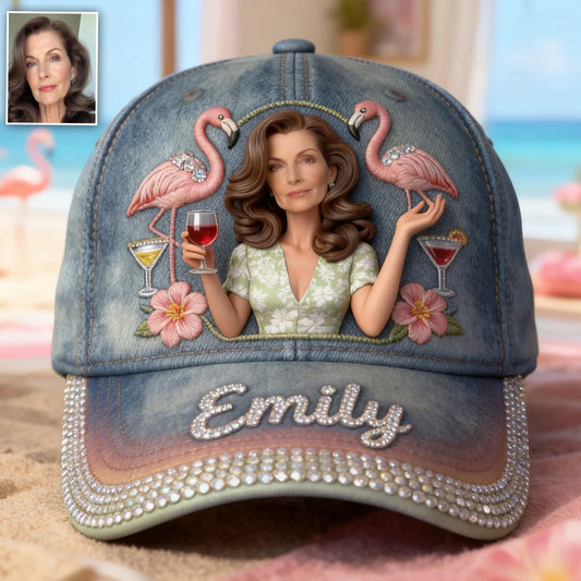 Personalisierte Foto - Flamingo Classic Cap