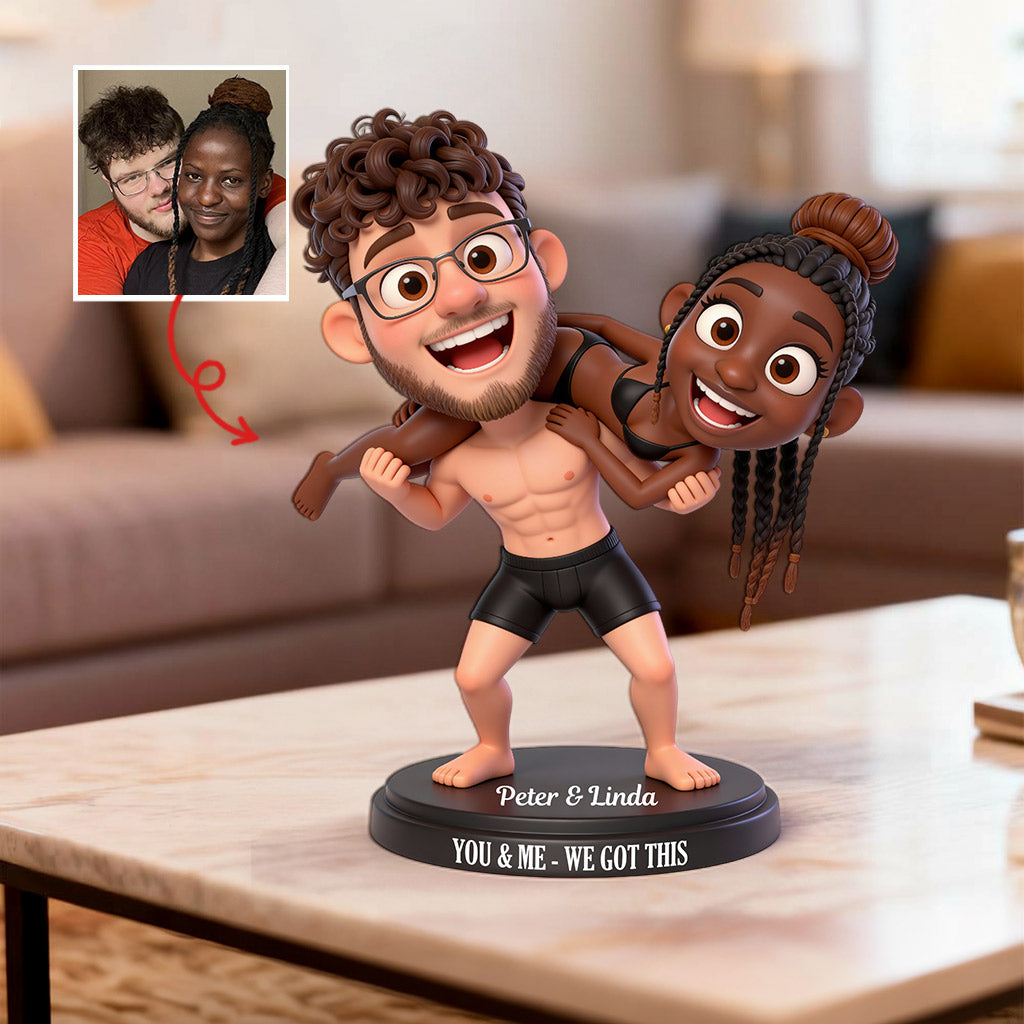 Naughty Couple - Personalized Couple Custom Shaped Acrylic Plaque