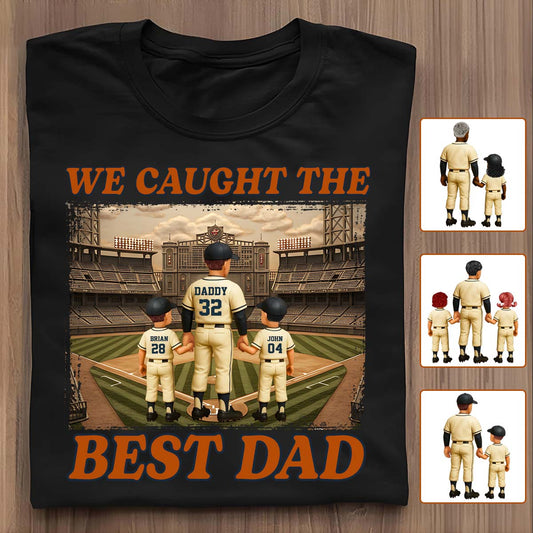 Baseball Dad - Personalized Father T-shirt & Hoodie