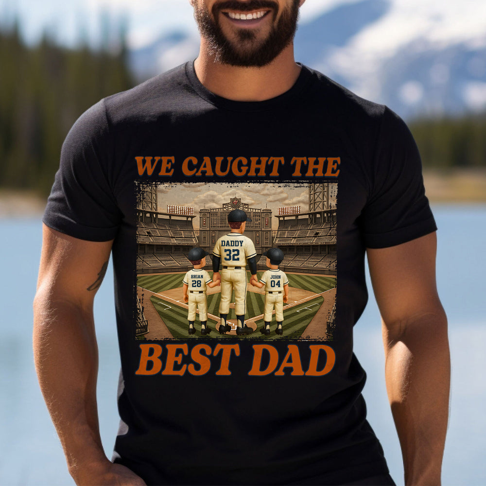 Baseball Dad - Personalized Father T-shirt & Hoodie