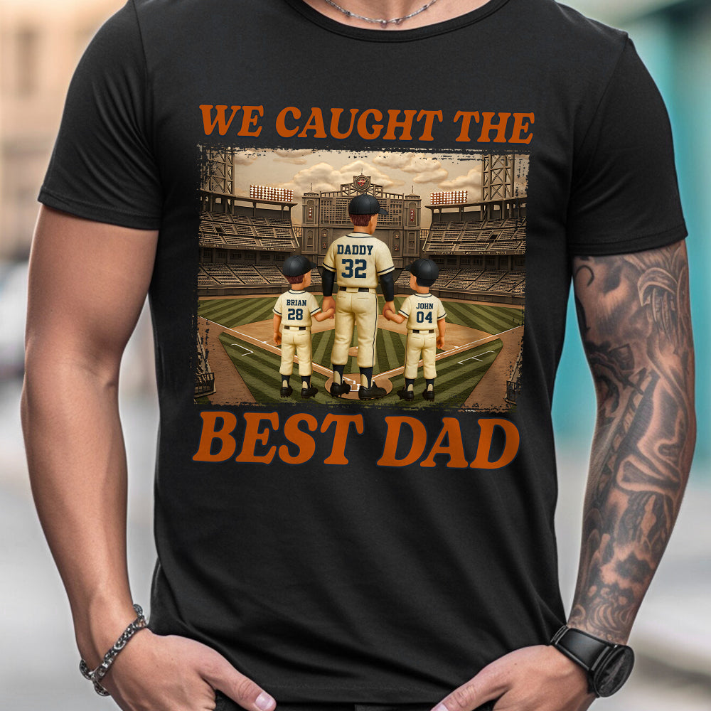 Baseball Dad - Personalized Father T-shirt & Hoodie