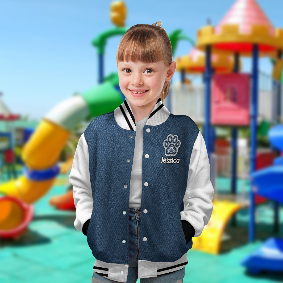 Cooler Hund – Personalisierte Hunde-Collegejacke