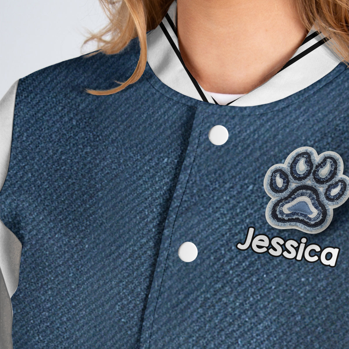 Cooler Hund – Personalisierte Hunde-Collegejacke