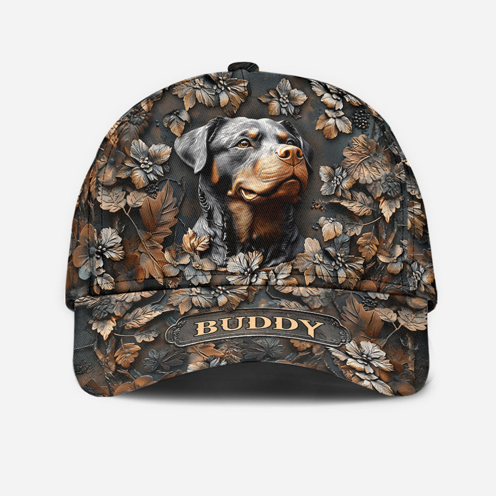 Casquette classique personnalisée pour chien « La maison, c'est là où est mon rottweiler »