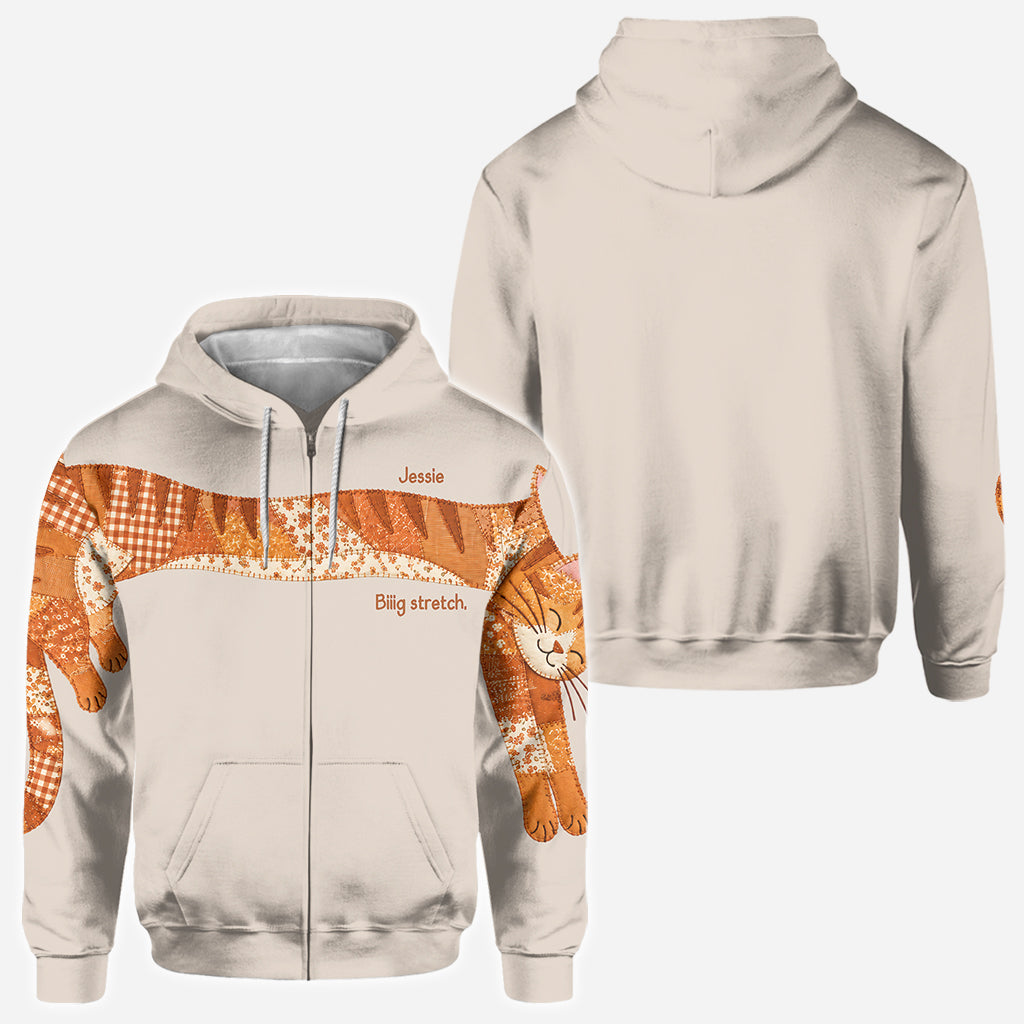 Eine Katze, zwei Ärmel - Personalisierte Katzen-Shirt