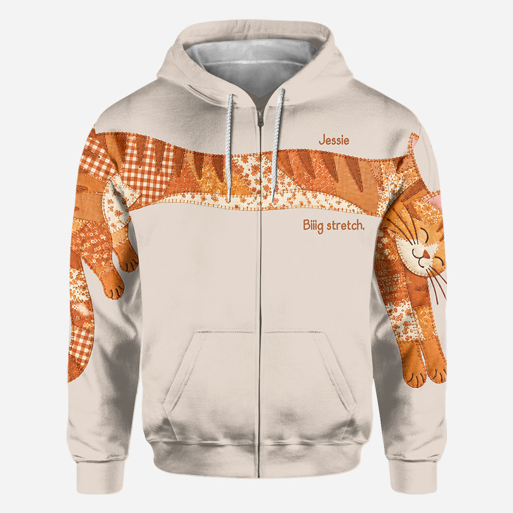 Eine Katze, zwei Ärmel - Personalisierte Katzen-Shirt
