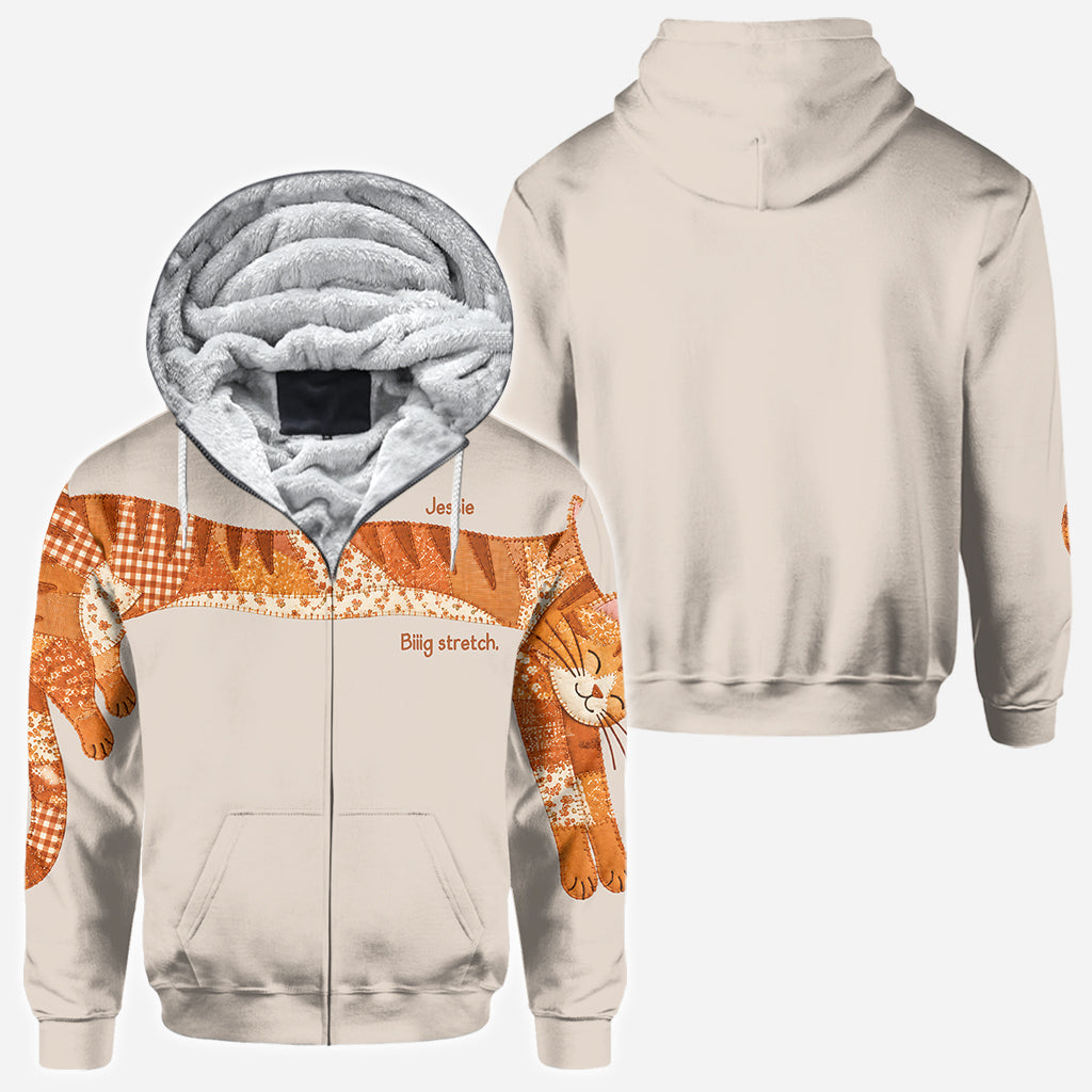Eine Katze, zwei Ärmel - Personalisierte Katzen-Shirt