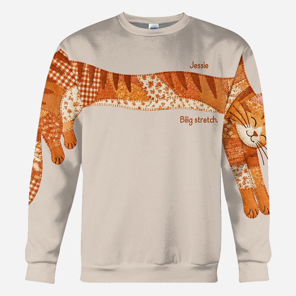 Eine Katze, zwei Ärmel - Personalisierte Katzen-Shirt