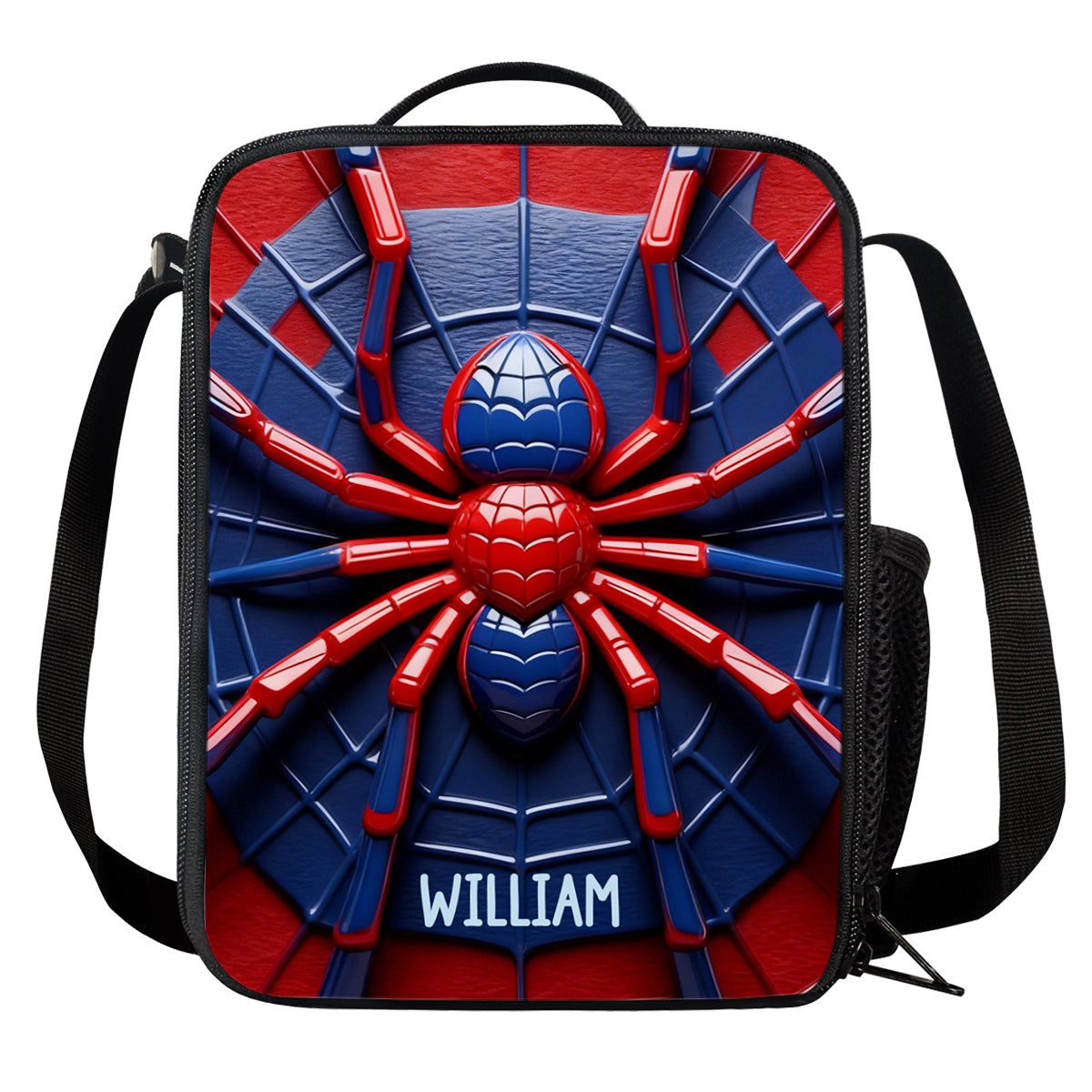 Ensemble sac à dos, sac à lunch et trousse personnalisés Spider pour enfant