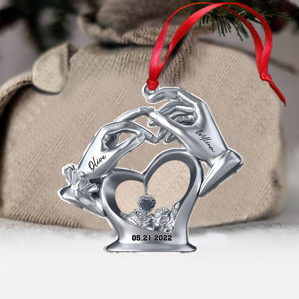 Anniversary Gifts For Couple - Personalized Couple Ornament