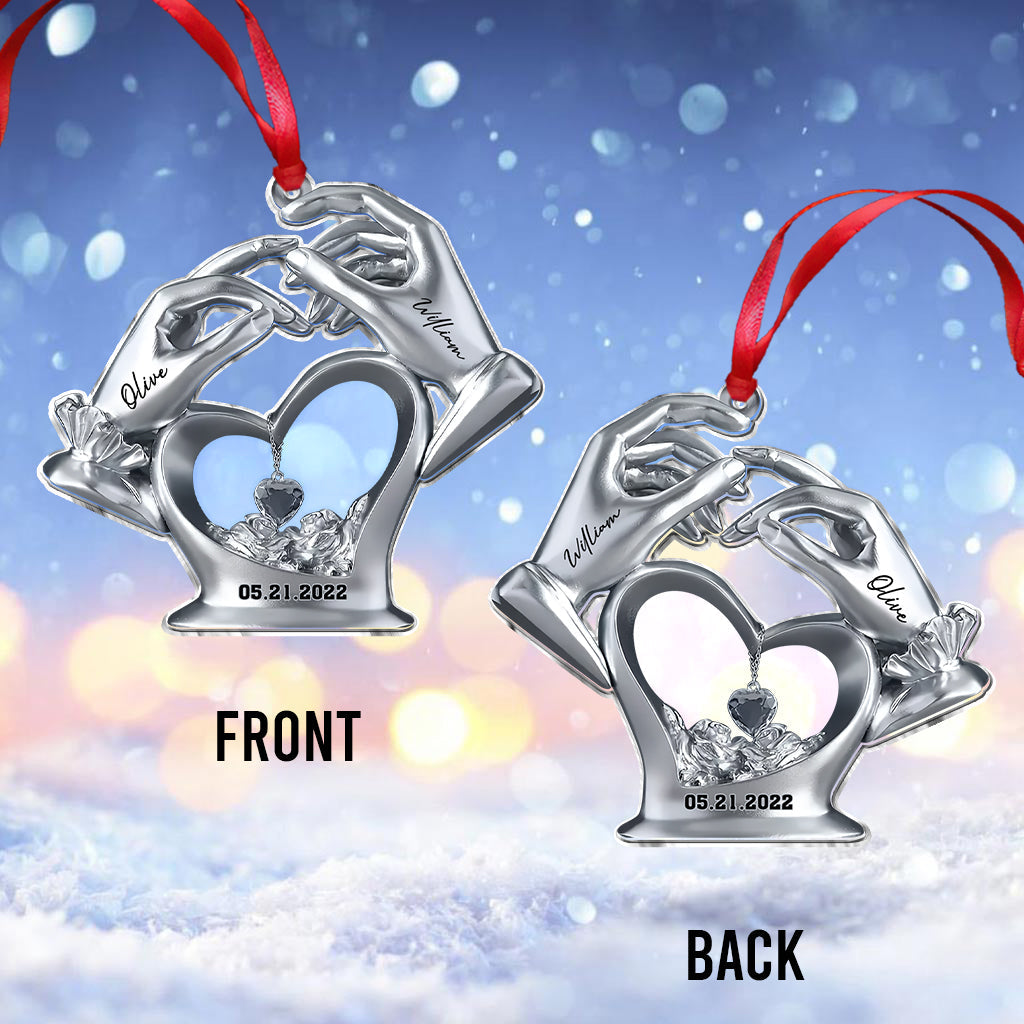 Anniversary Gifts For Couple - Personalized Couple Ornament