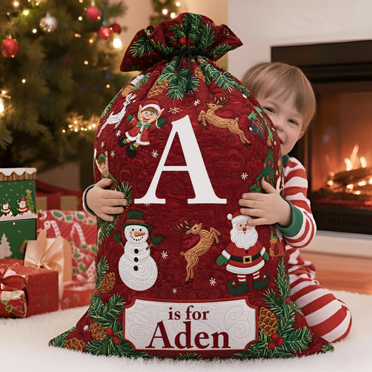 Sonderlieferung für - Personalisierter Weihnachtssack für Kinder