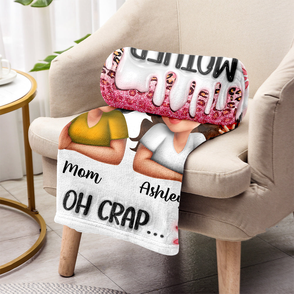 Like Mother Like Daughter - Personalized Mother Blanket