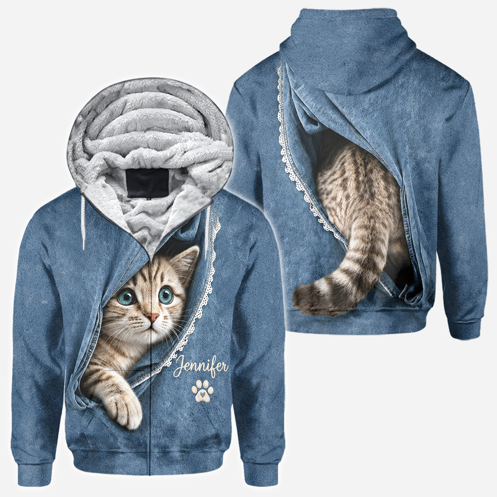 Any Pet Photo - Personalized Cat All Over Shirt