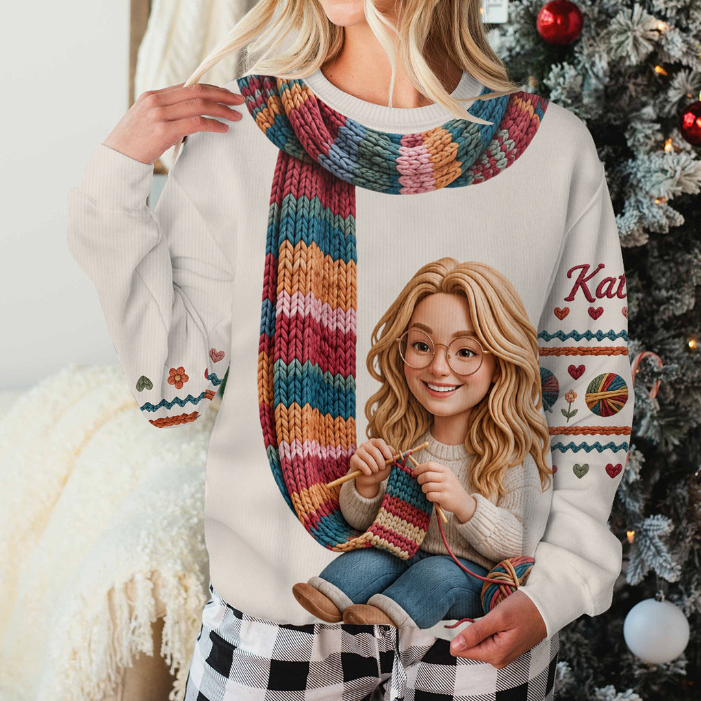 Ich häkle - Personalisierter hässlicher Pullover