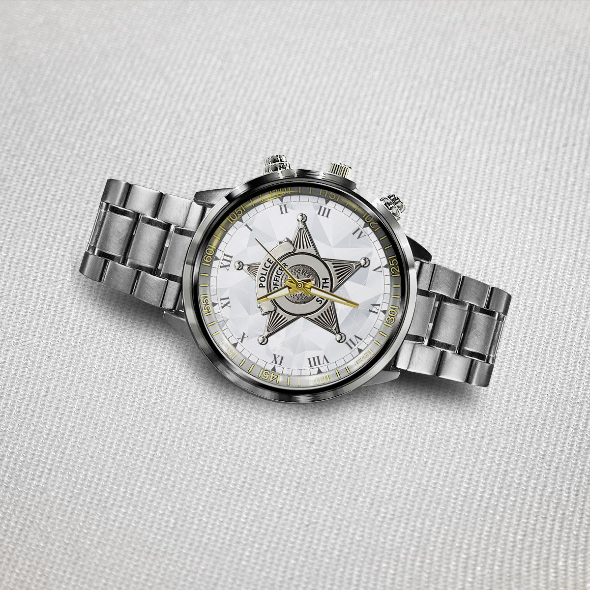 Servir et protéger - Montre de poche personnalisée pour policiers