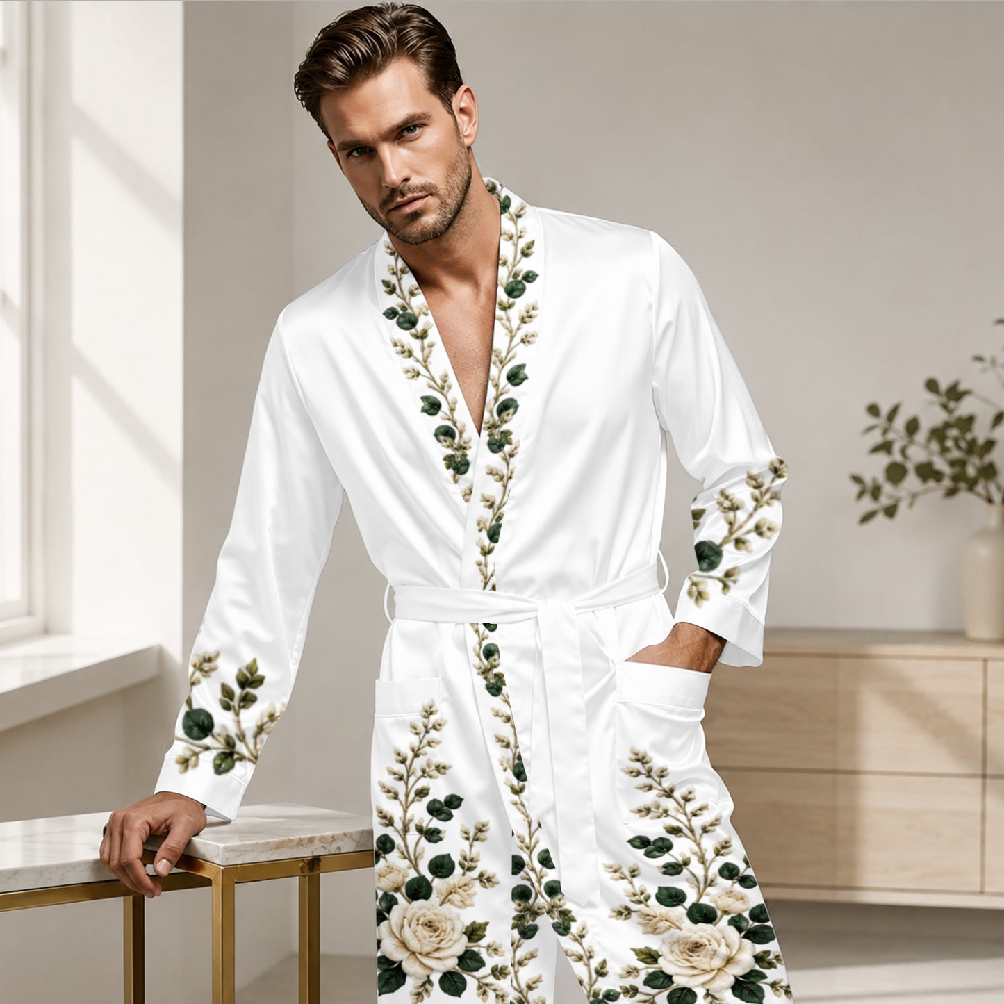 Any Photo Bride To Be Initial - Personalized wedding Satin Robe