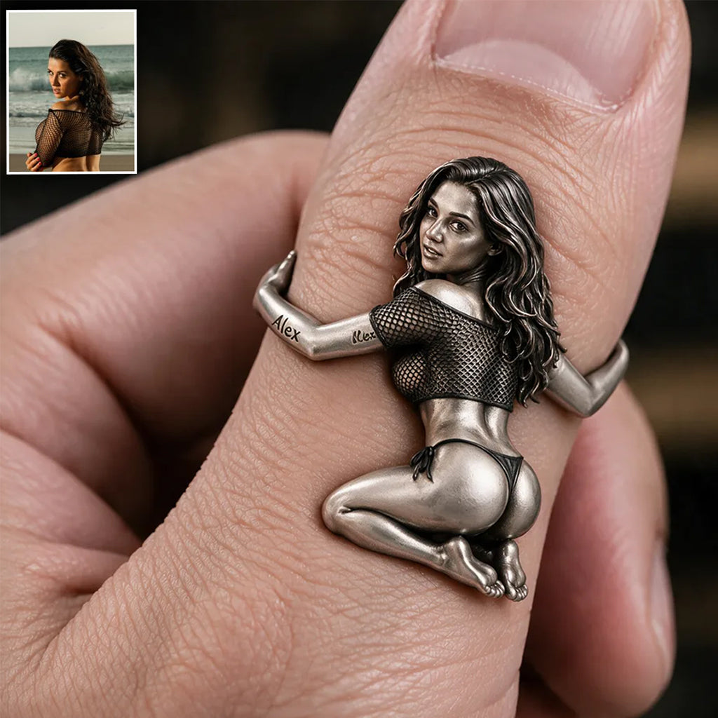 Dieses Paar gehört mir, lustiges Geschenk für Paare - Personalisierbarer verstellbarer Ring