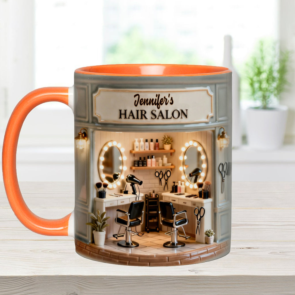 Fière coiffeuse - Mug personnalisé pour coiffeuse