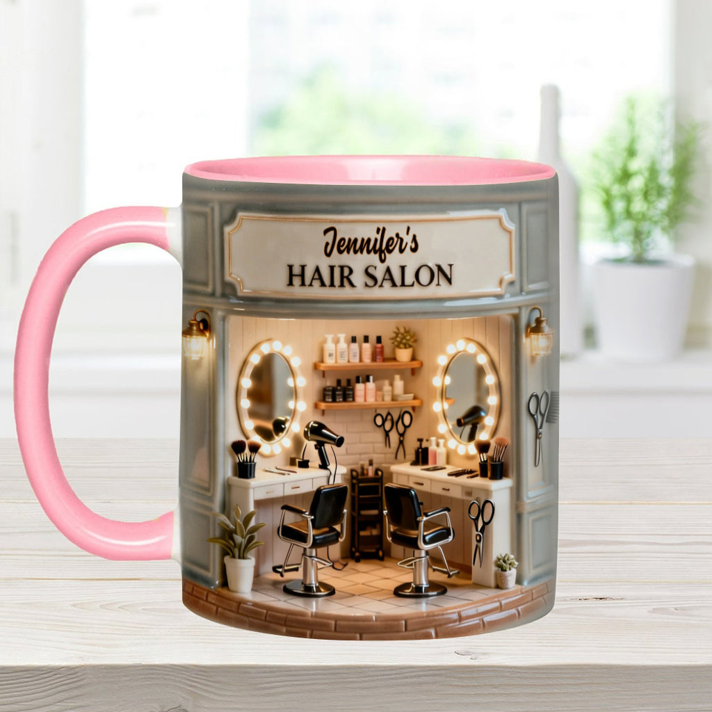 Fière coiffeuse - Mug personnalisé pour coiffeuse
