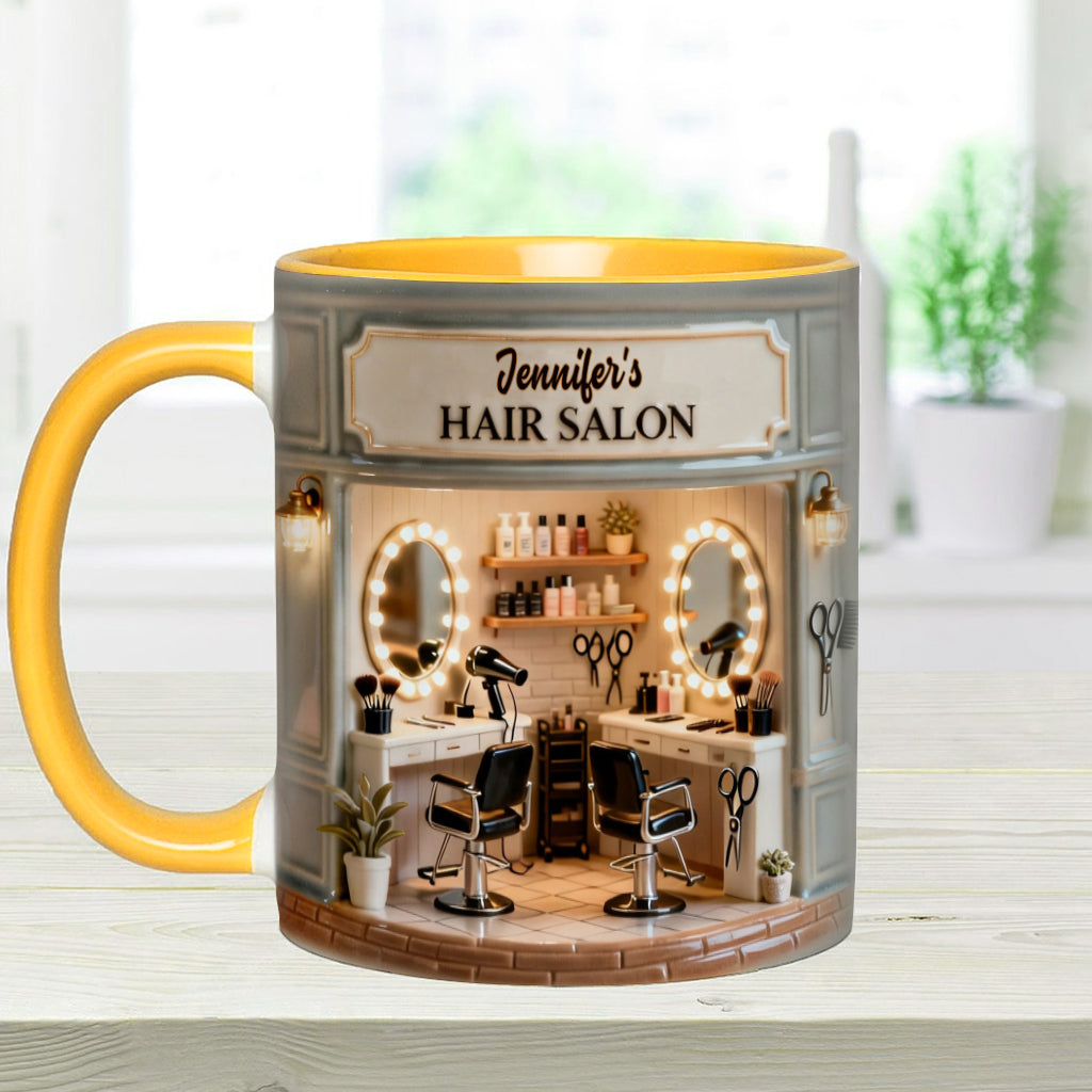 Fière coiffeuse - Mug personnalisé pour coiffeuse