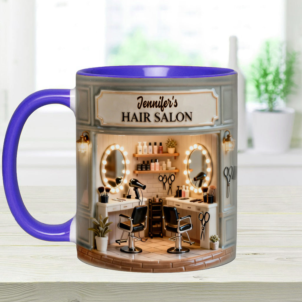 Fière coiffeuse - Mug personnalisé pour coiffeuse