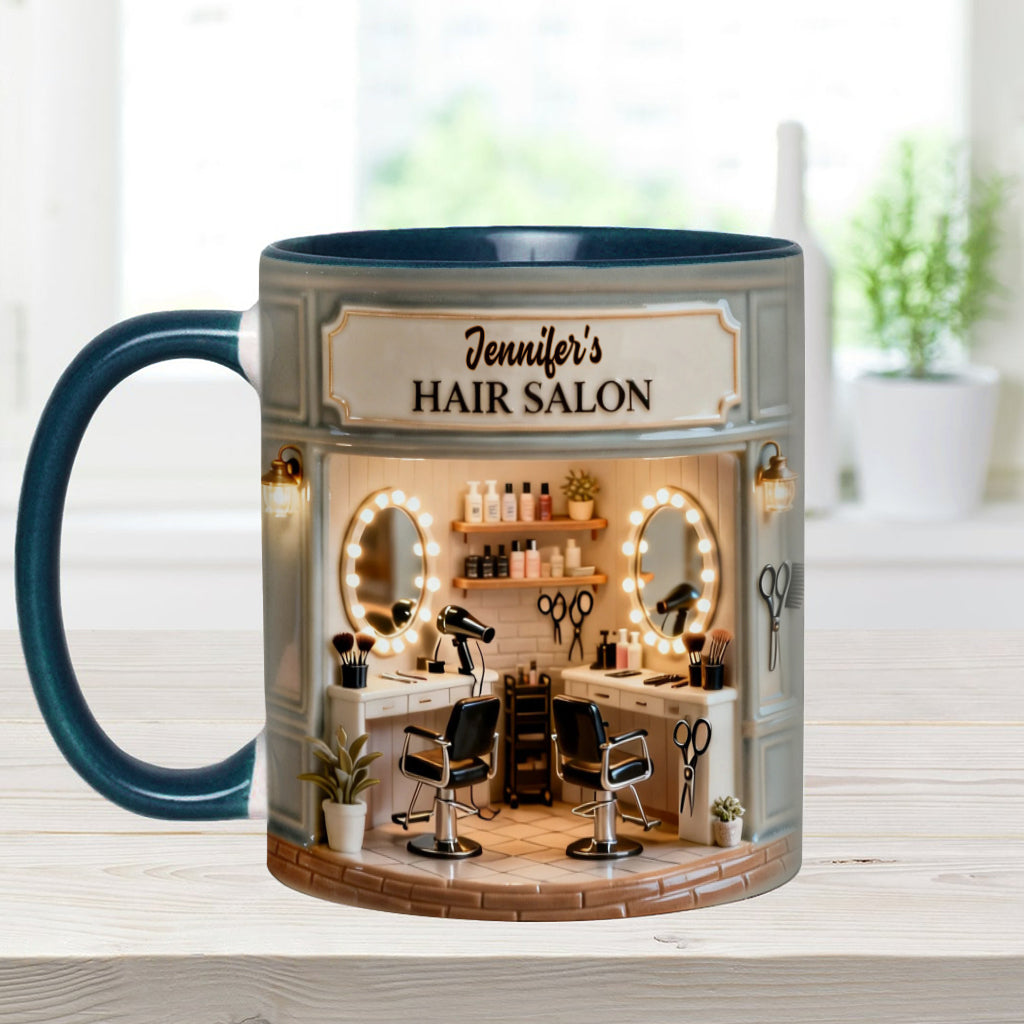 Fière coiffeuse - Mug personnalisé pour coiffeuse