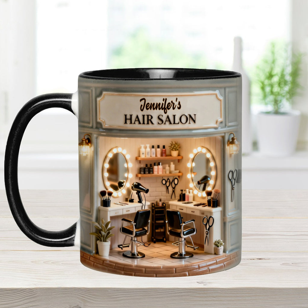 Fière coiffeuse - Mug personnalisé pour coiffeuse
