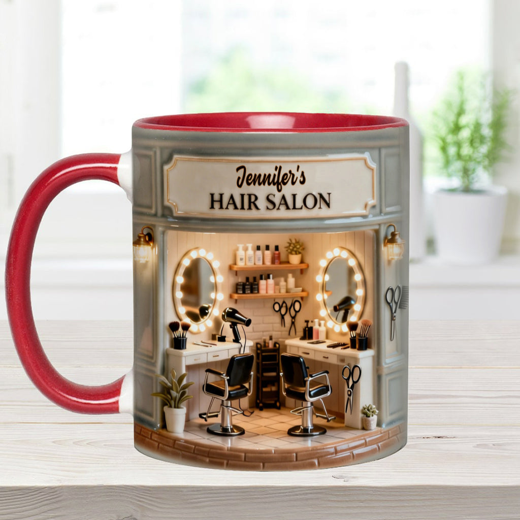 Fière coiffeuse - Mug personnalisé pour coiffeuse