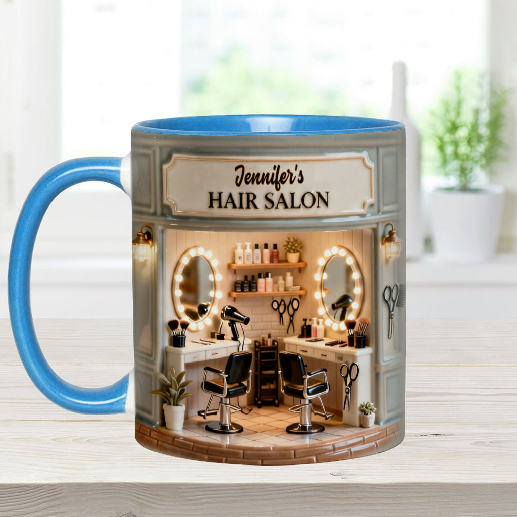 Fière coiffeuse - Mug personnalisé pour coiffeuse