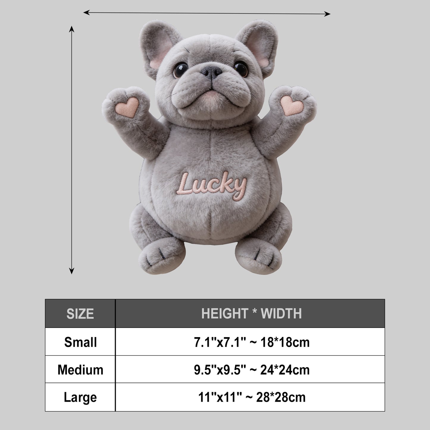 Custom Any Pet Photo - Personalized Dog Plush Crossbag