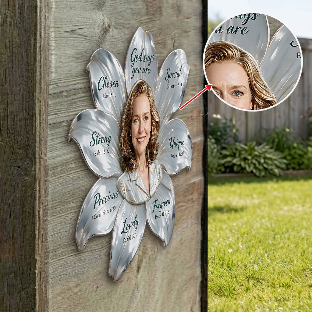 Custom Any Photo - Personalized Christian 3D Printed Cut Metal Sign