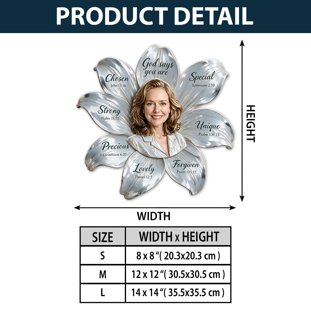 Custom Any Photo - Personalized Christian 3D Printed Cut Metal Sign