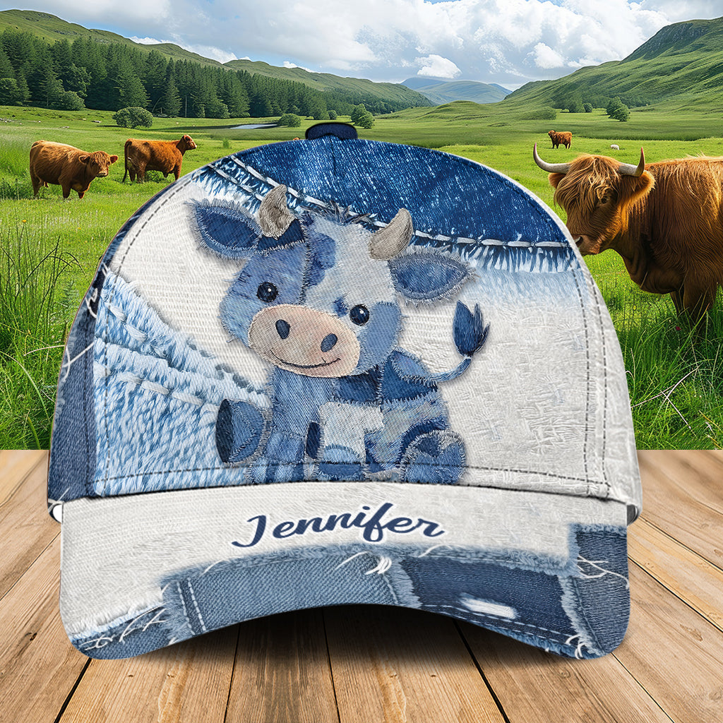Vache des Highlands mignonne - Casquette classique personnalisée vache des Highlands