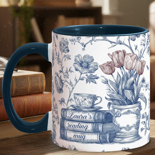 Mug de lecture - Mug personnalisé avec motif livre