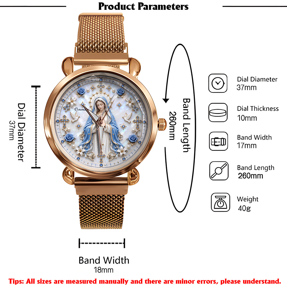 Believer - Personalized Christian Women Hand Watch