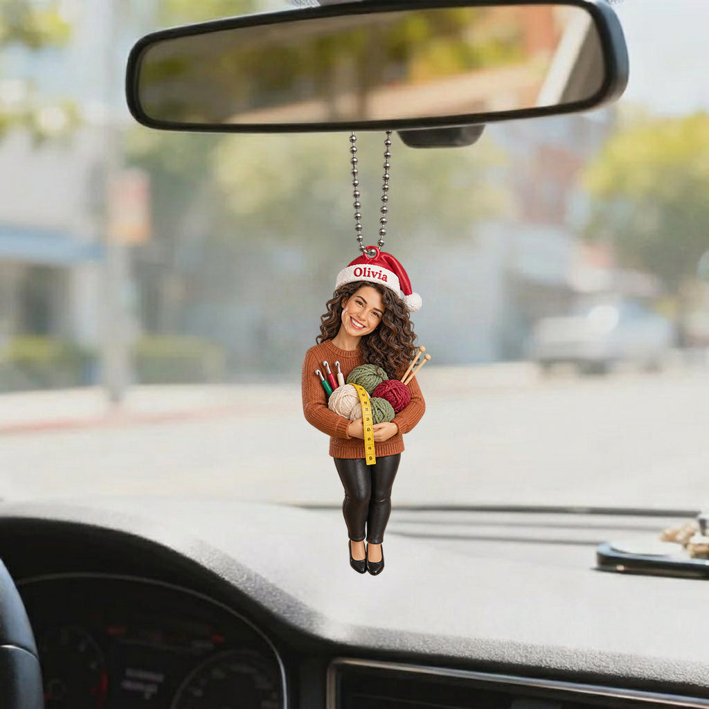 Love Crochet - Personalized Crocheting Premium 3D Ornament