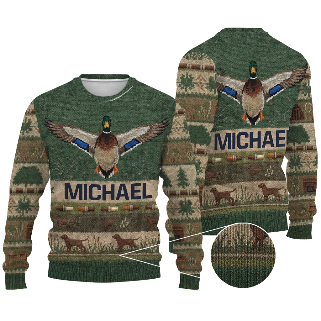 Liebe die Jagdsaison - Personalisierter Jagd-Pullover