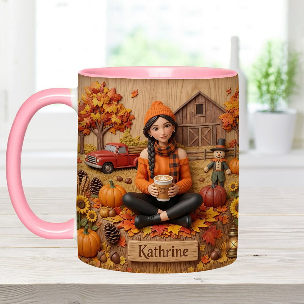 Tis The Season - Personalized Autumn Accent Mug & Coaster