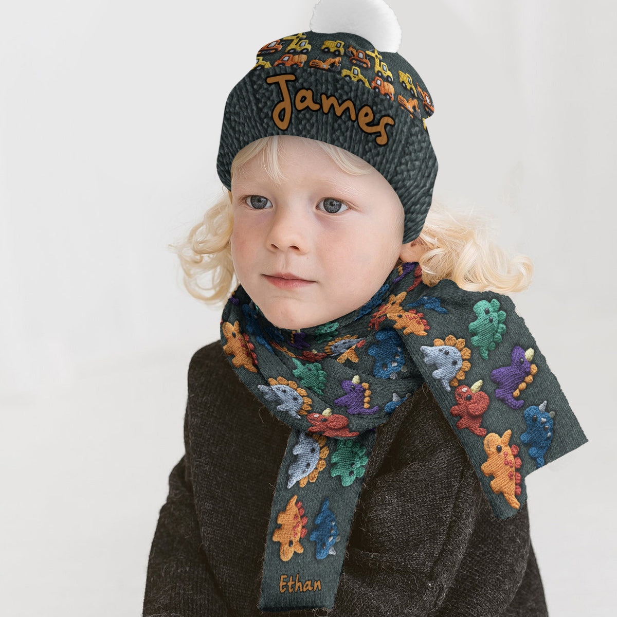 Personalisierte Wintermütze für Kinder – perfekt für Schneetage und Ausflüge