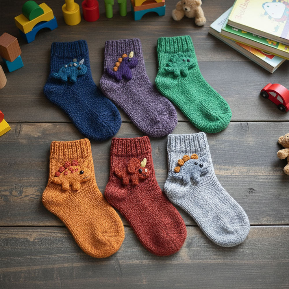 Dinosaurier - Personalisierte Kindersocken