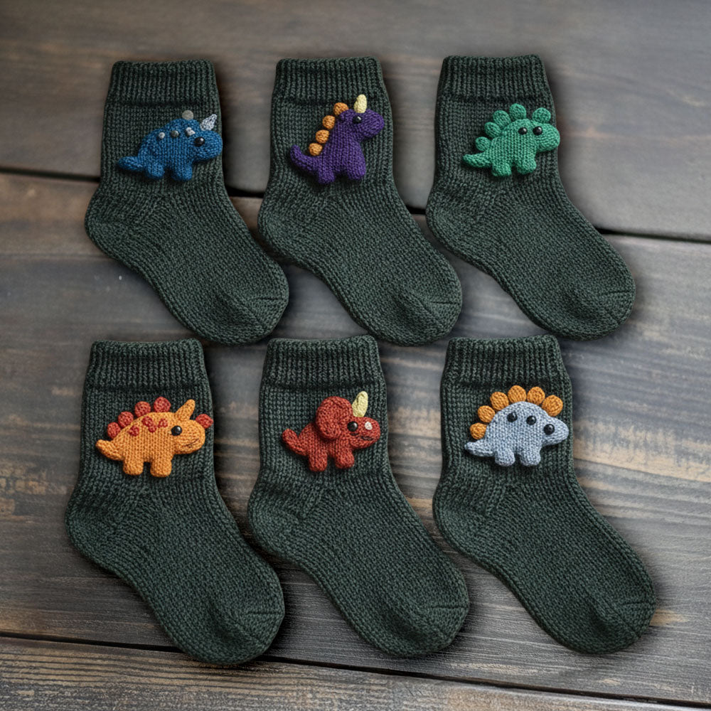 Dinosaurier - Personalisierte Kindersocken