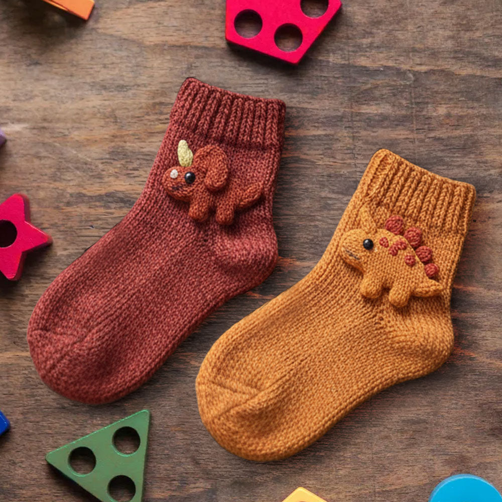 Dinosaurier - Personalisierte Kindersocken